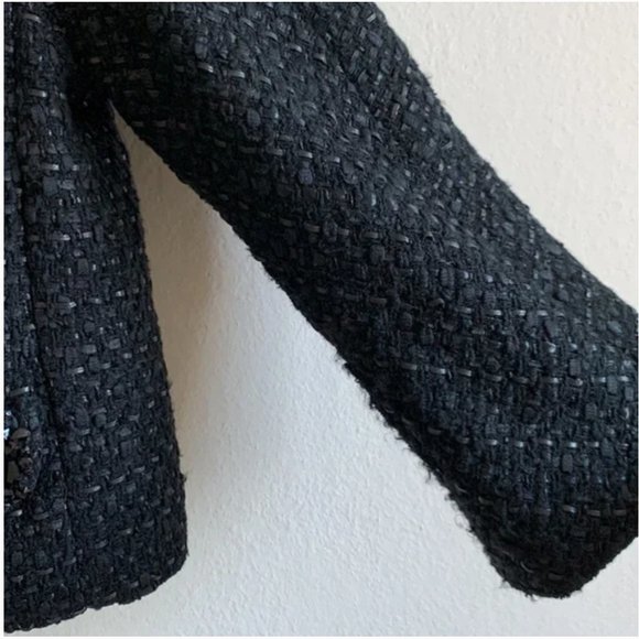 Kate Spade Madison Avenue Yazmen black beaded jacket blazer size 6 PLEASE READ - Picture 6 of 15